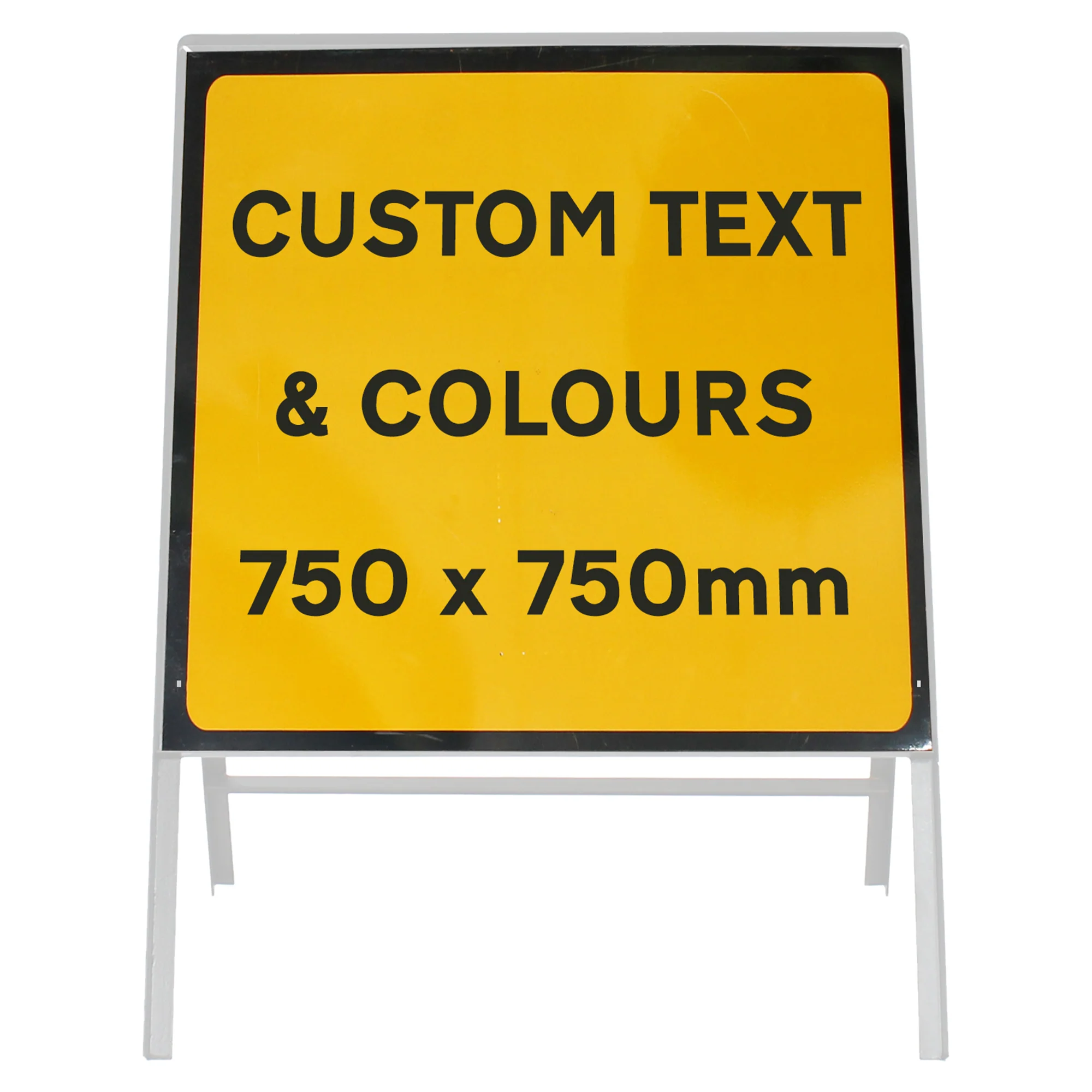 Custom 750x750mm Sign Face  - Metal Road Sign - Face Only - Image 4