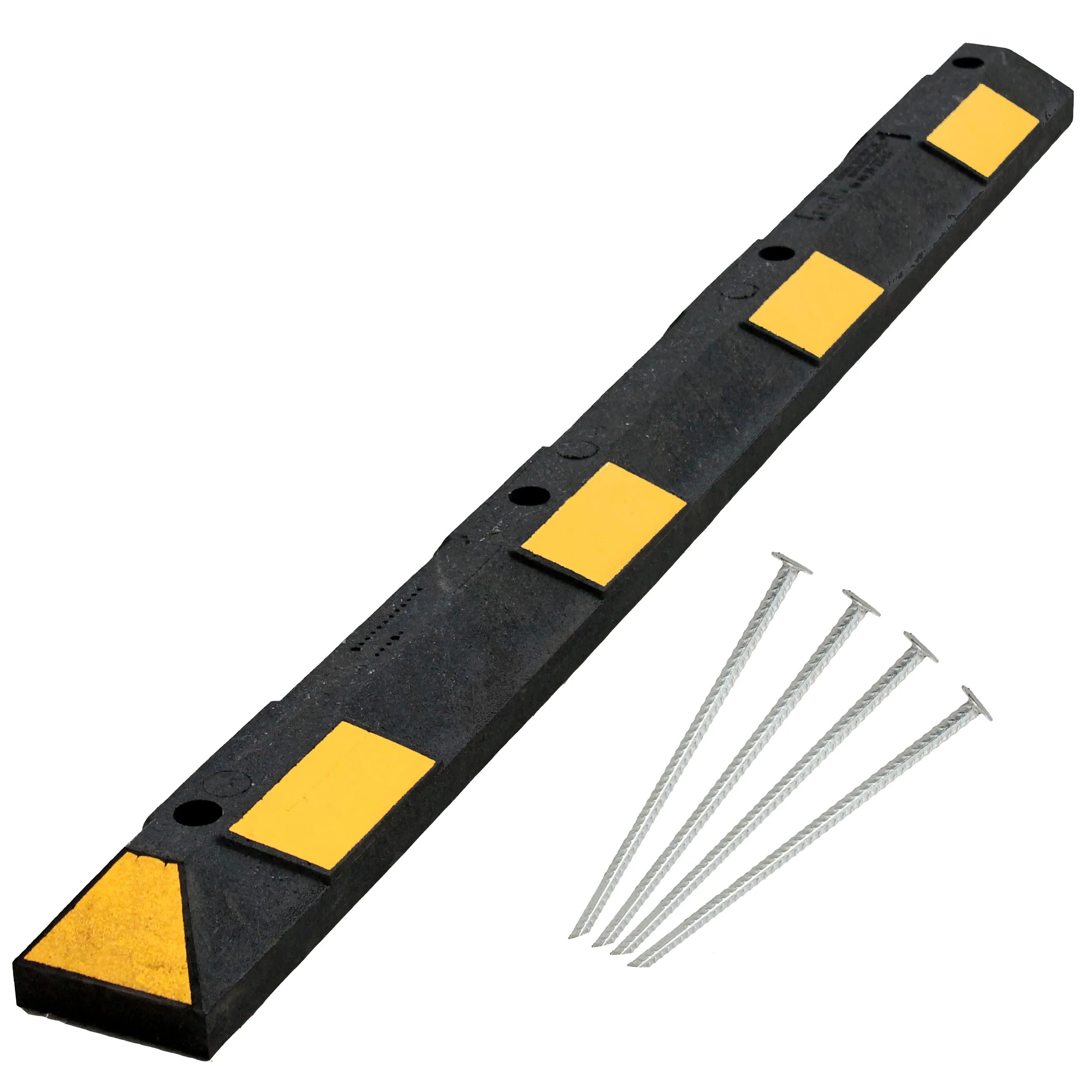 Park-it 1800mm Rubber Wheel Block / Stop With Fixings - Image 4