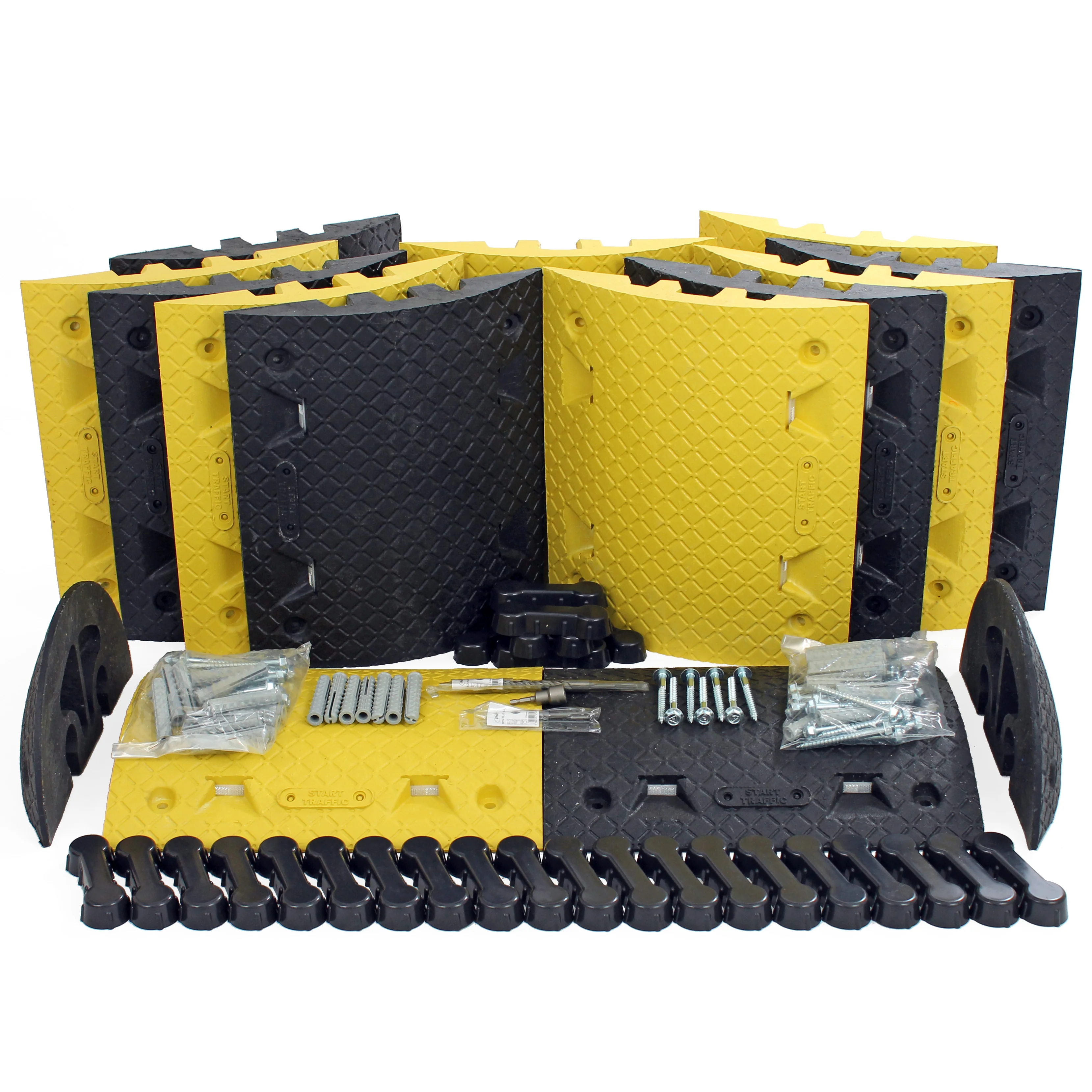 Speed Bumps Complete Kits 50mm 10mph
