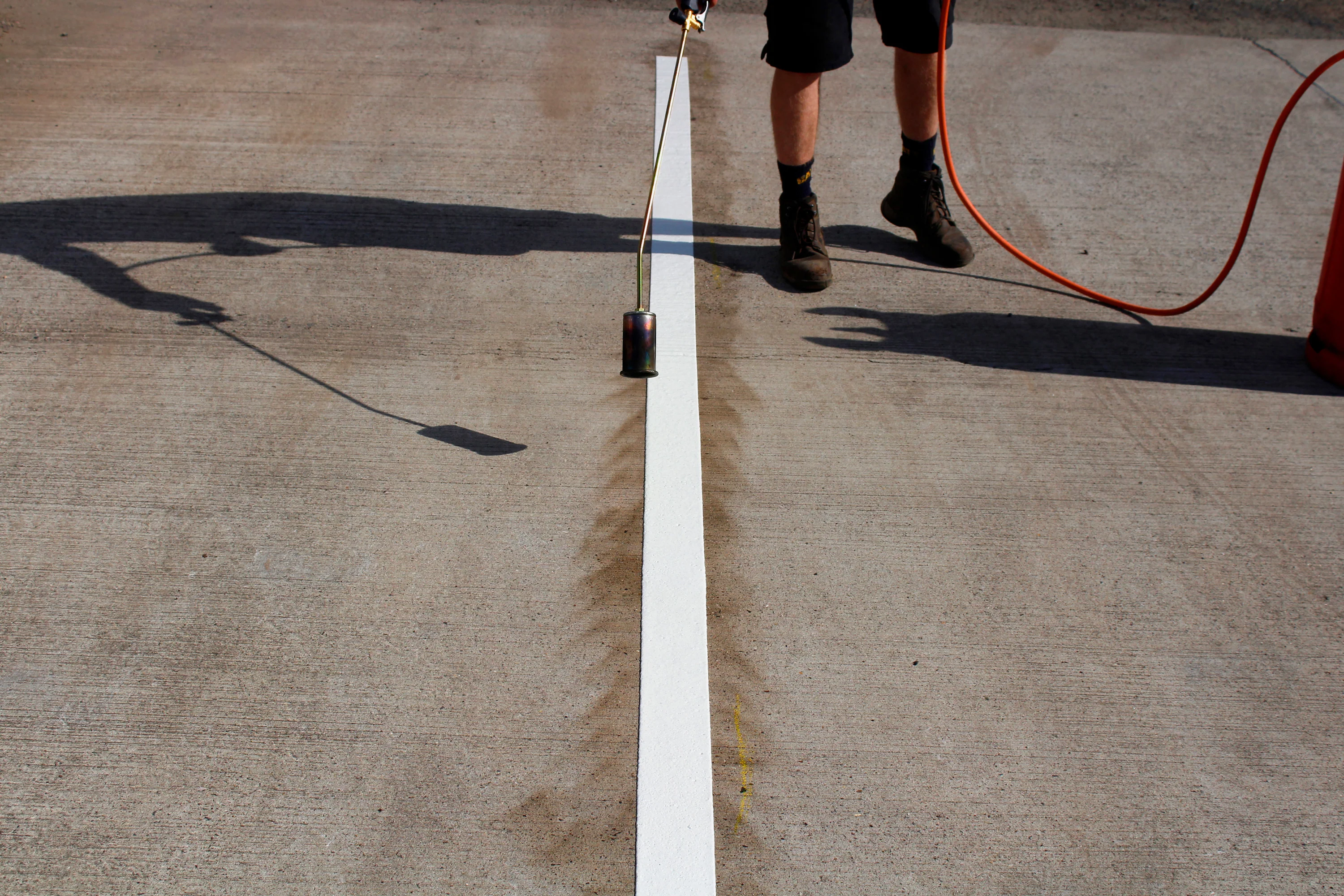 StartMark Thermoplastic Road Line Marking Paint 5m Roll Pre-Beaded, White (RAL 9003) - Image 8